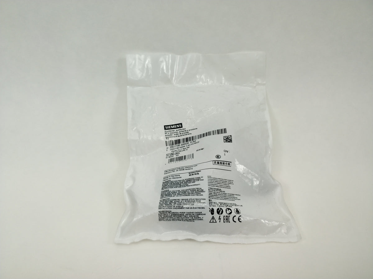 Siemens 3SU1100-0AB20-1CA0 Pushbutton