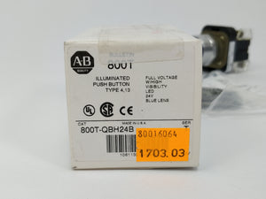Ab 800T-QBH24B Bulletin Push Button Type 4,13