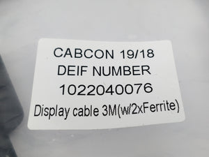 Deif 1022040076 Display cable 3 m (w/2xFerrite)