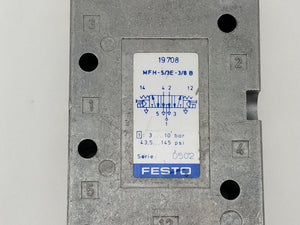 Festo 19708 MFH-5/3E-3/8B Solenoid valve