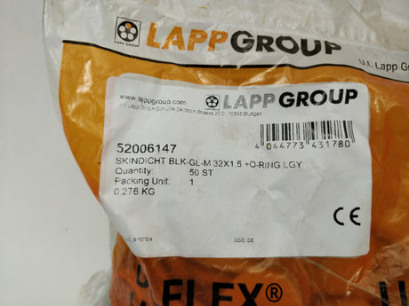 Lapp SKINDICHT BLK-GL-M 32X1,5 +O-RING LGY 50 Pcs.