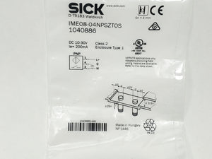Sick 1040886 IME08-04NPSZT0S inductive proximity sensor