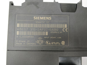 Siemens 6ES7315-2AF02-0AB0 SIMATIC S7