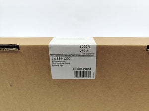 Wago 884-1200 Stud terminal block, 60419881 5 pces