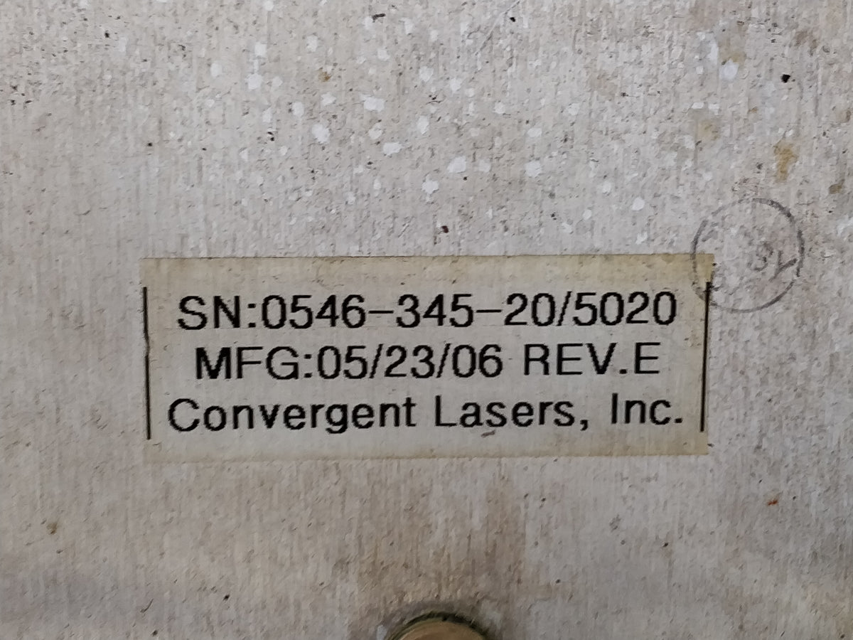 Convergent Laser 0546-144-50 Power Supply
