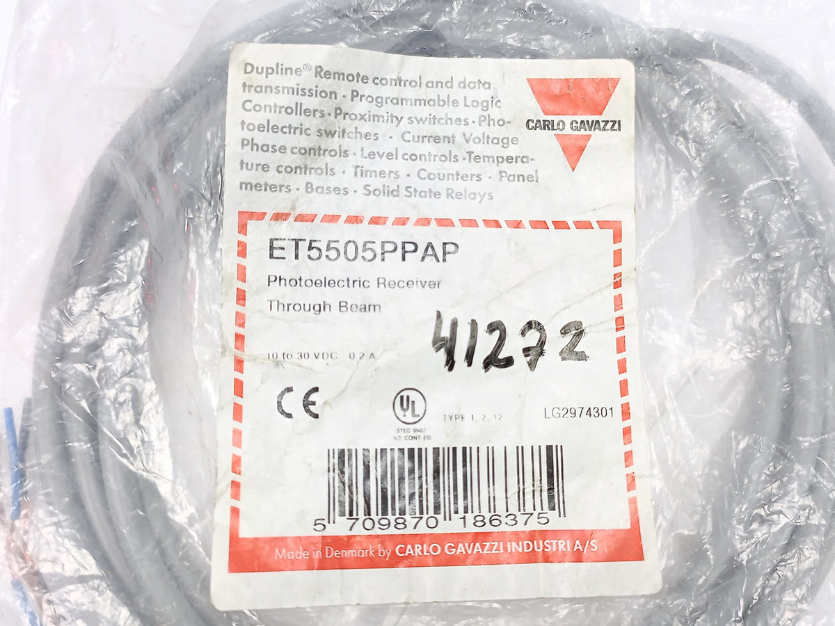 CarloGavaz ET5505PPAP Photoelectric Receiver 10 to 30 VDC 0,2A