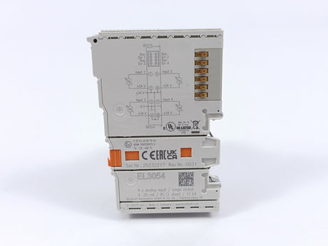Beckhoff EL3054 4x analog input / single ended