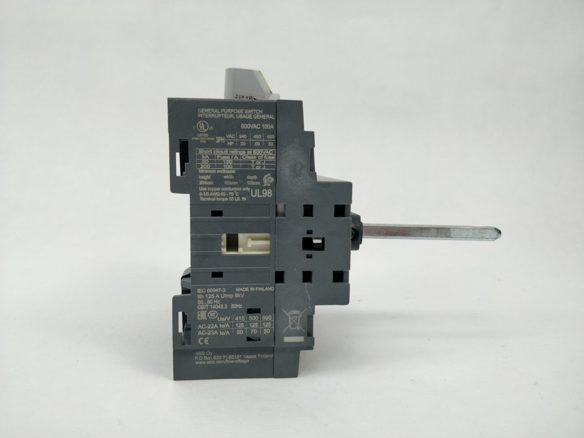 Abb OT125F4N2 4-pole switch disconnector