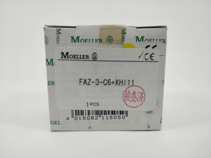 Moeller FAZ-3-C6 with FAZ/FIP-XHI11 Miniature Circuit Breaker