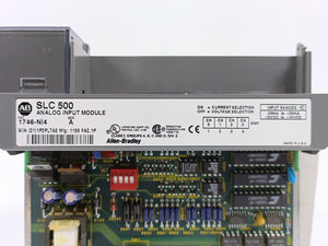 ALLEN-BRADLEY 1746-NI4 series A  SLC analog input module, missing cover