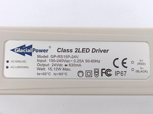 Contraves GP-RS15P-24V Led Driver Power Supply 15,12W 100-240VAC