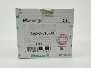 Moeller FAZ-3-C16 with FAZ/FIP-XHI11 Circuit Breaker