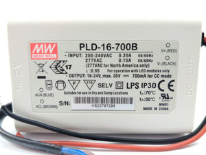 Mean Well PLD-16-700B LED Driver 16.8 W, 24 V, 700 mA