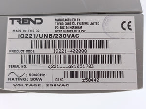 Trend IQ221/UNB/230VAC IQ221-400008, z50440, 50/60Hz, 30VA, 230VAC