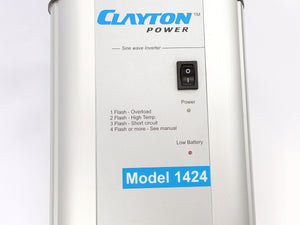 CLAYTON POWER 1424 Sine Wave Inverter 1400W for parts