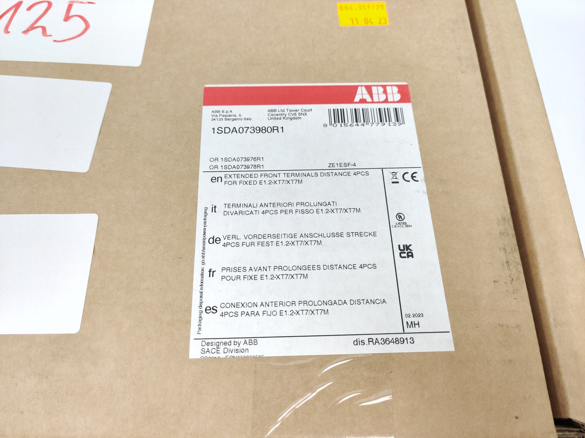 Abb 1SDA073980R1 Kit ES E1.2-XT7/XT7M-XT7-XT7M F 4pcs