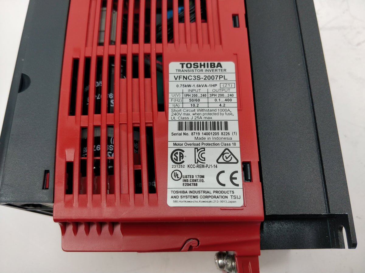 Toshiba VFNC3S-2007PL INDUSTRIAL INVERTER