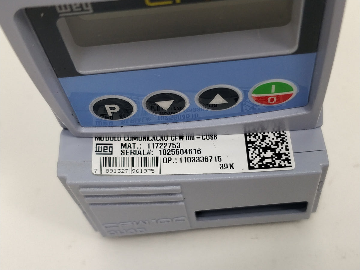 Weg 11706811 CFW100B02P6S220 Drive w/ 11722753