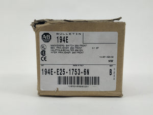 Ab 194E-E25-1753-6N SER B Main/Emergency switch