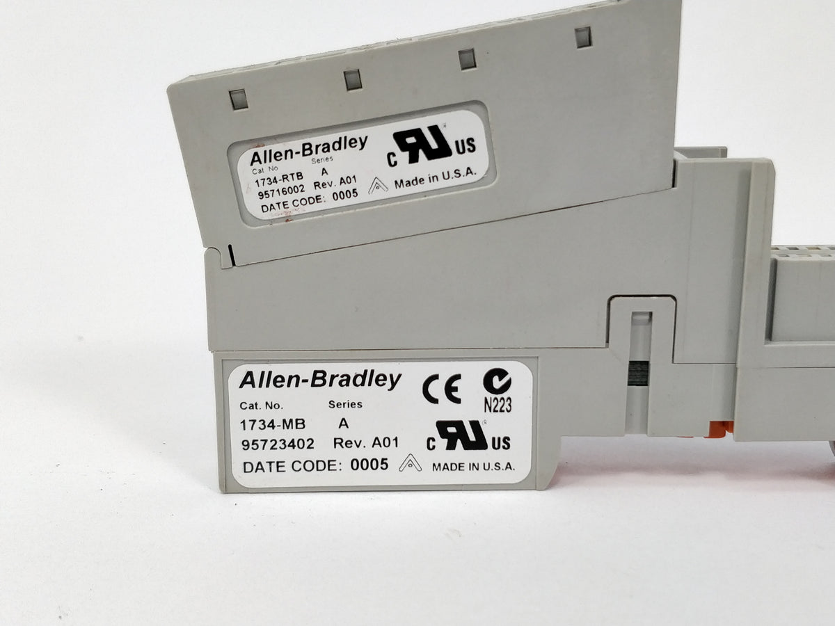 Ab 1734-MB ser. A Rev.A01 with 1734-RTB ser. A Rev.A01
